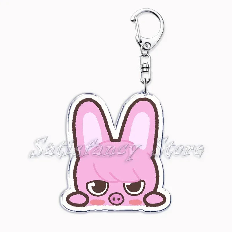 KPOP Skzoo Acrylic Keychain Ring Accessories