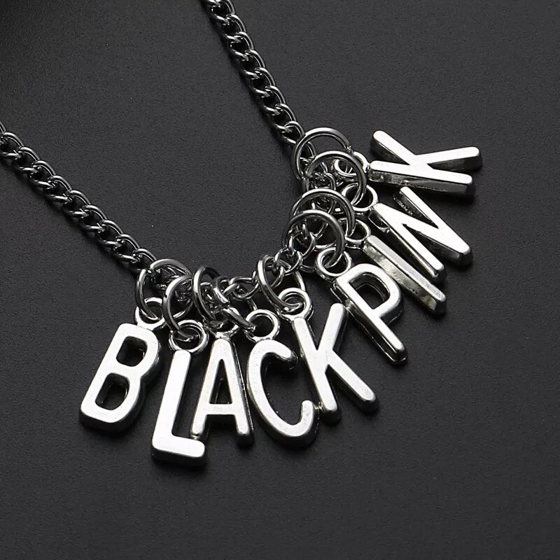 KPOP Group Letter Chain Necklace