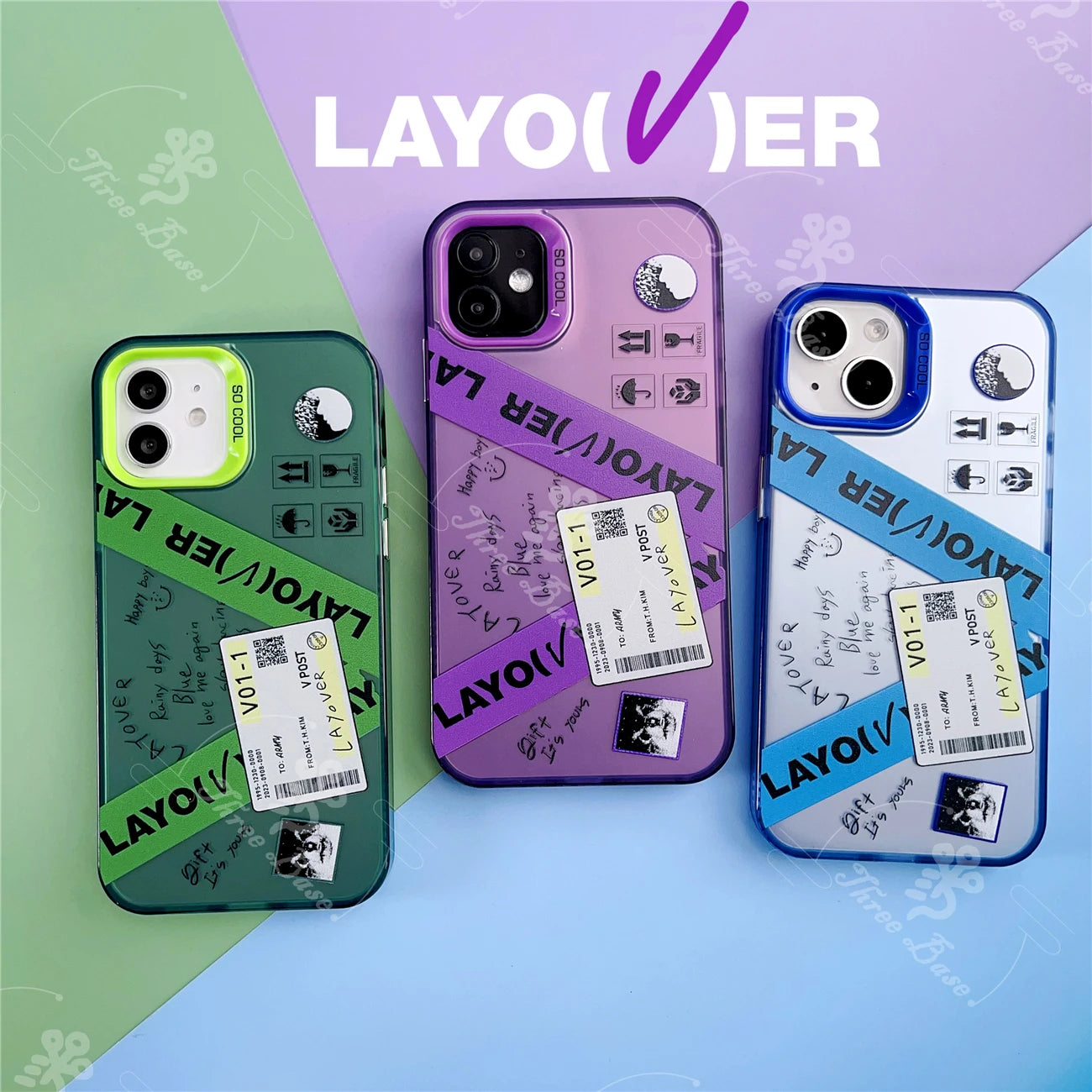 V Taehyung LAYOVER Case for Iphone