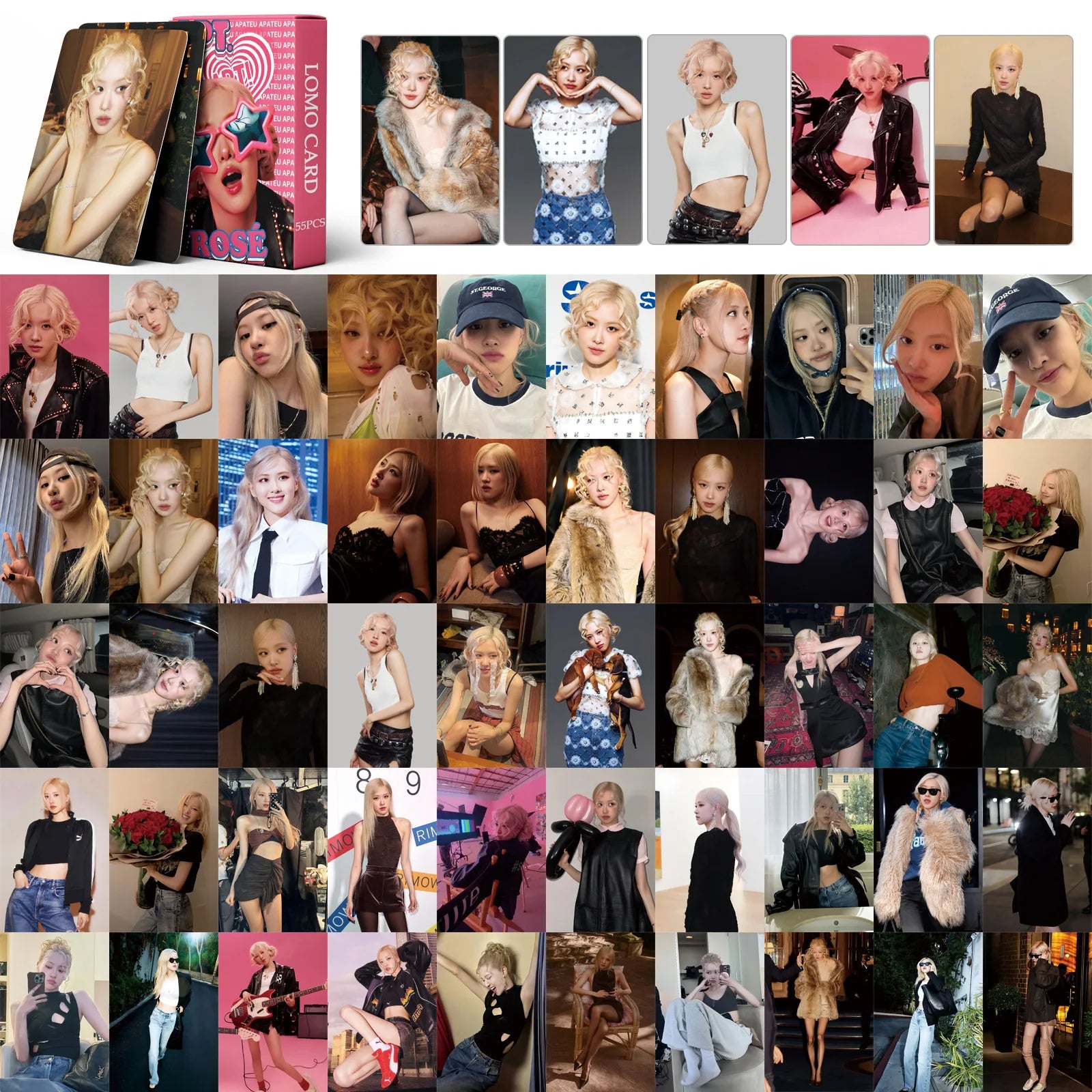 AMORTAGE Blackpink JISOO Lomo Cards Photocards