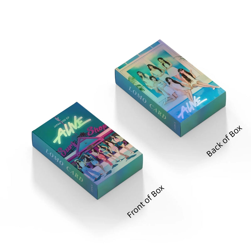 KPOP IVE Alive New Album Laser Lomo Cards Collection