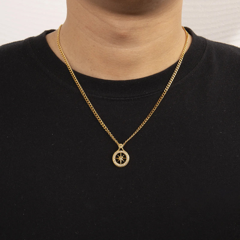 Stray Kids Compass Pendant Necklace