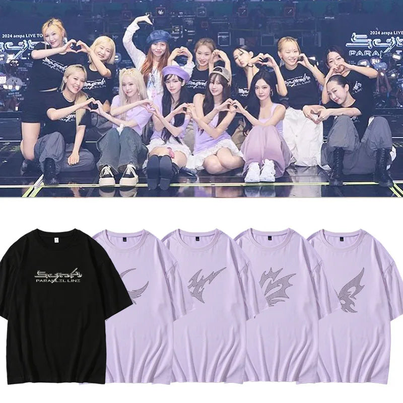 KPOP Aespa Concert Shirt Merch