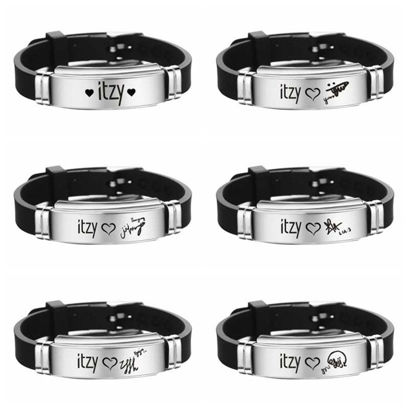 KPOP ITZY Stainless Wristband Accessories