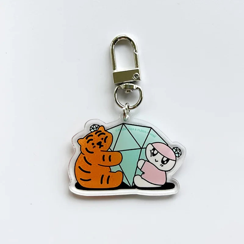 Seventeen Bongbongee and Bear Keychain