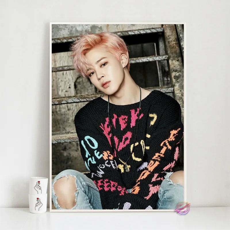 Park Jimin Poster Canvas Art Painting