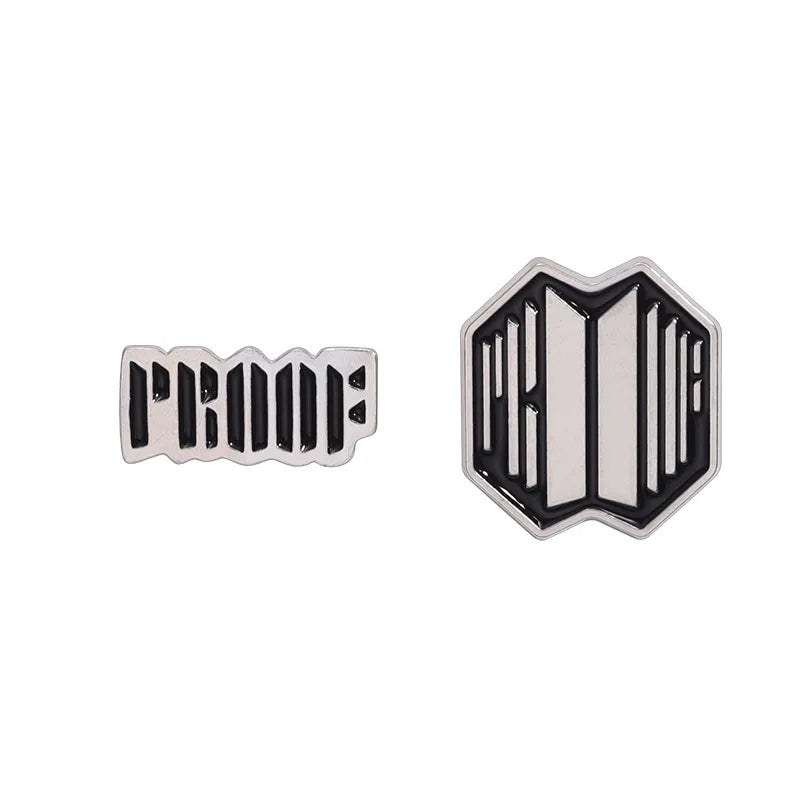 Bangtan Boys Proof Enamel Pin Brooch