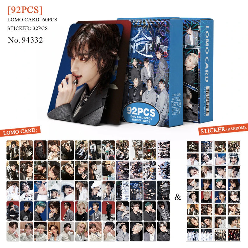 Stray Kids HOP Lomo Cards Photocards 92 pc