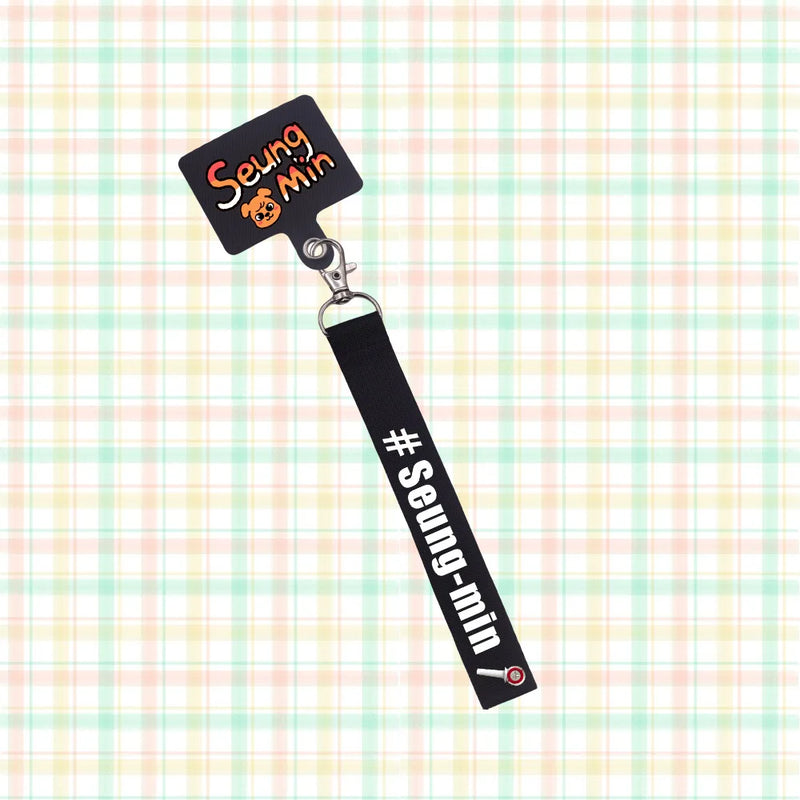 SKZ Cartoon Phone Patch Lanyards Keychain