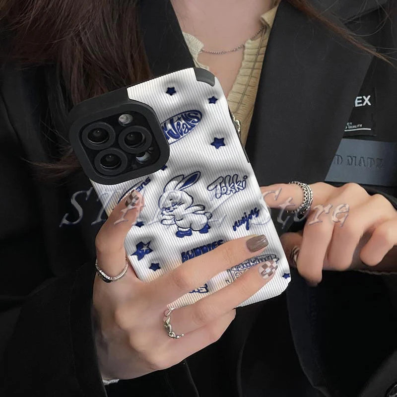 New Jeans Bunnies Club Cute Iphone Case