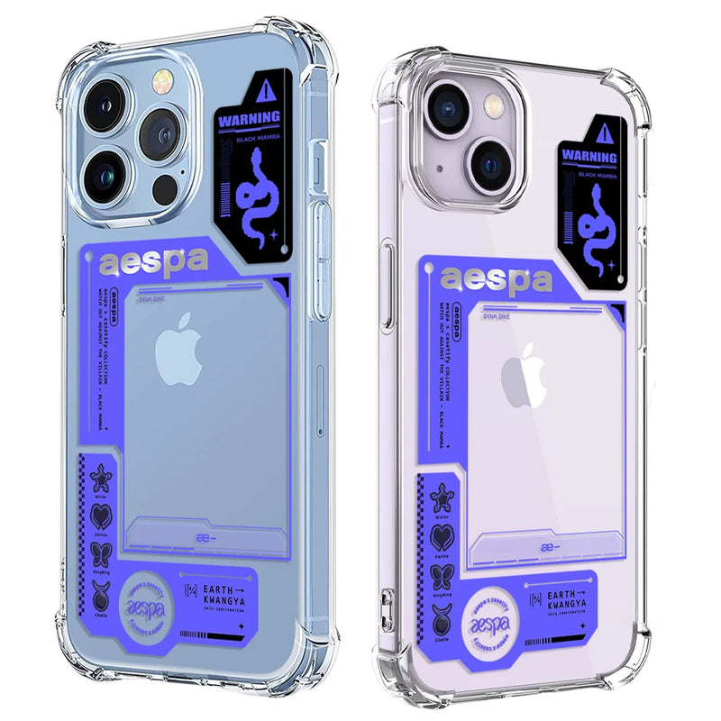Aespa Mini Soft Clear TPU Iphone Case
