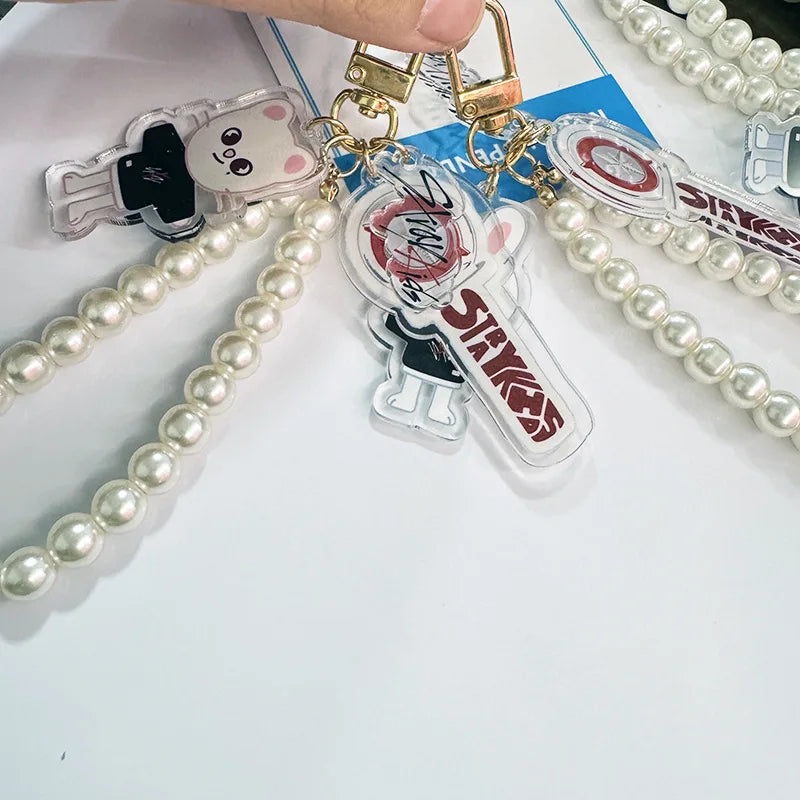 Skzoo Stray Kids Support Light Double-sided Acrylic Keychain