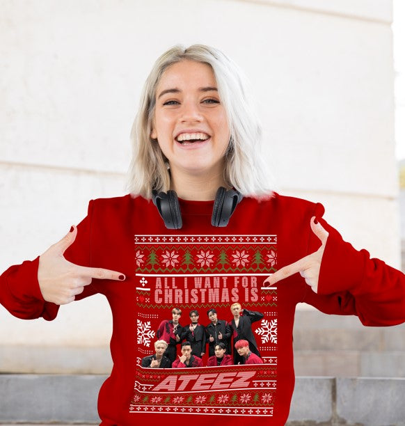 Ateez Holiday Sweater