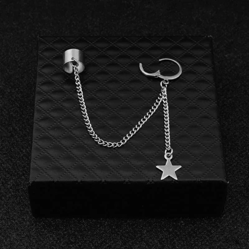 Bangtan Boys Long Tassel Stud Earrings Accessories