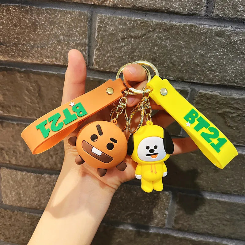 Bangtan21 Cartoon Key Chains Accessories