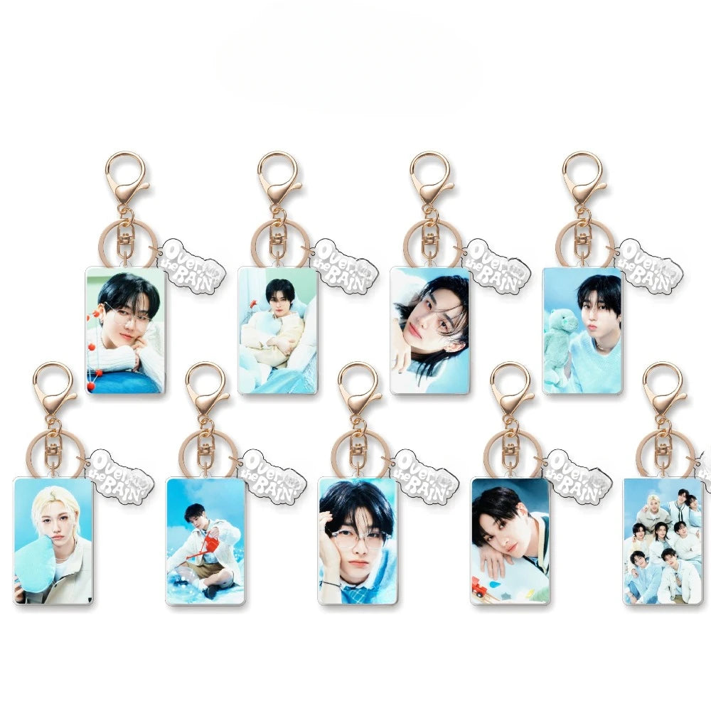 Stay Over The Rain Photo Acrylic Pendant Keychain