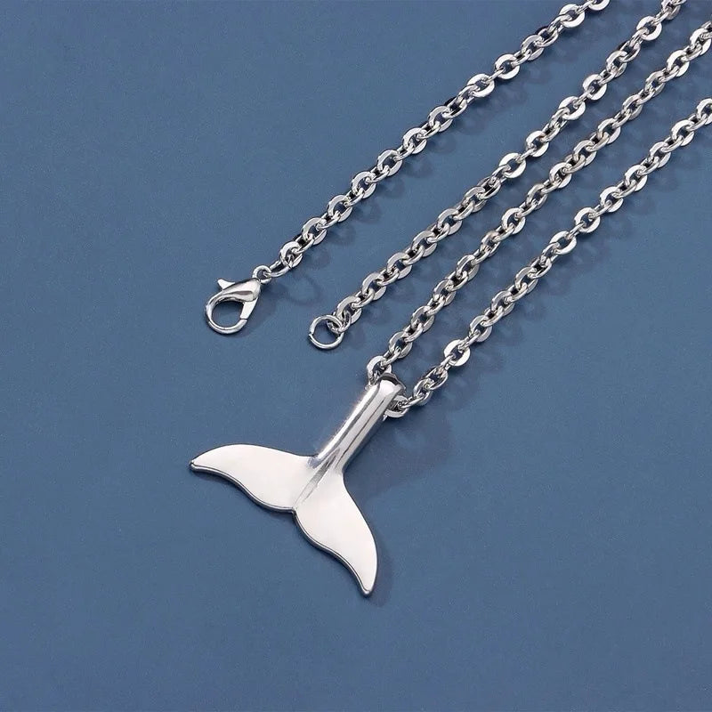 Bangtan Jk Dolphin Tail Necklace Accessories