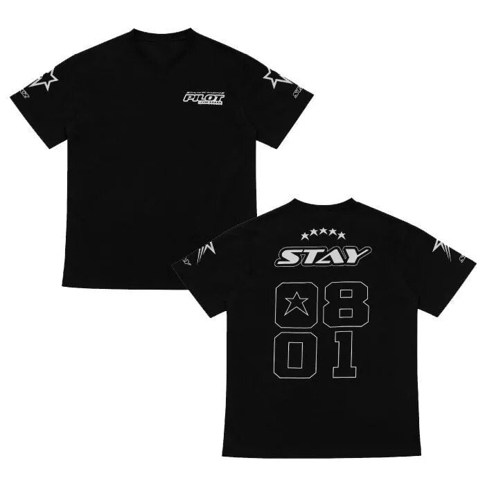 Stray Kids Pilot 5 Star T Shirt Merch