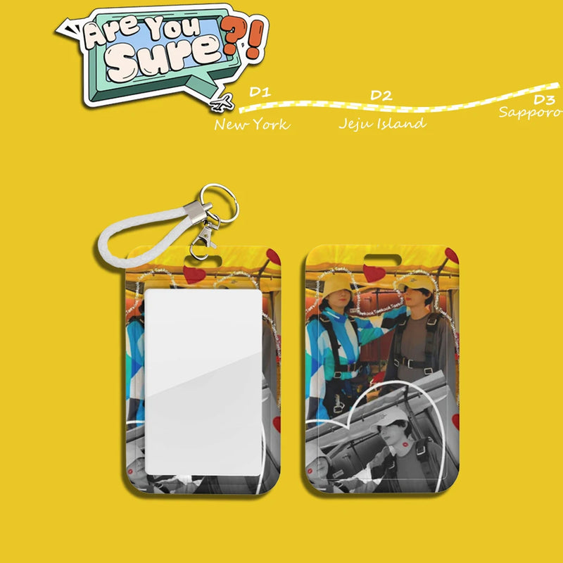 Bangtan Jikook Are You Sure ID Card Holder Keychain