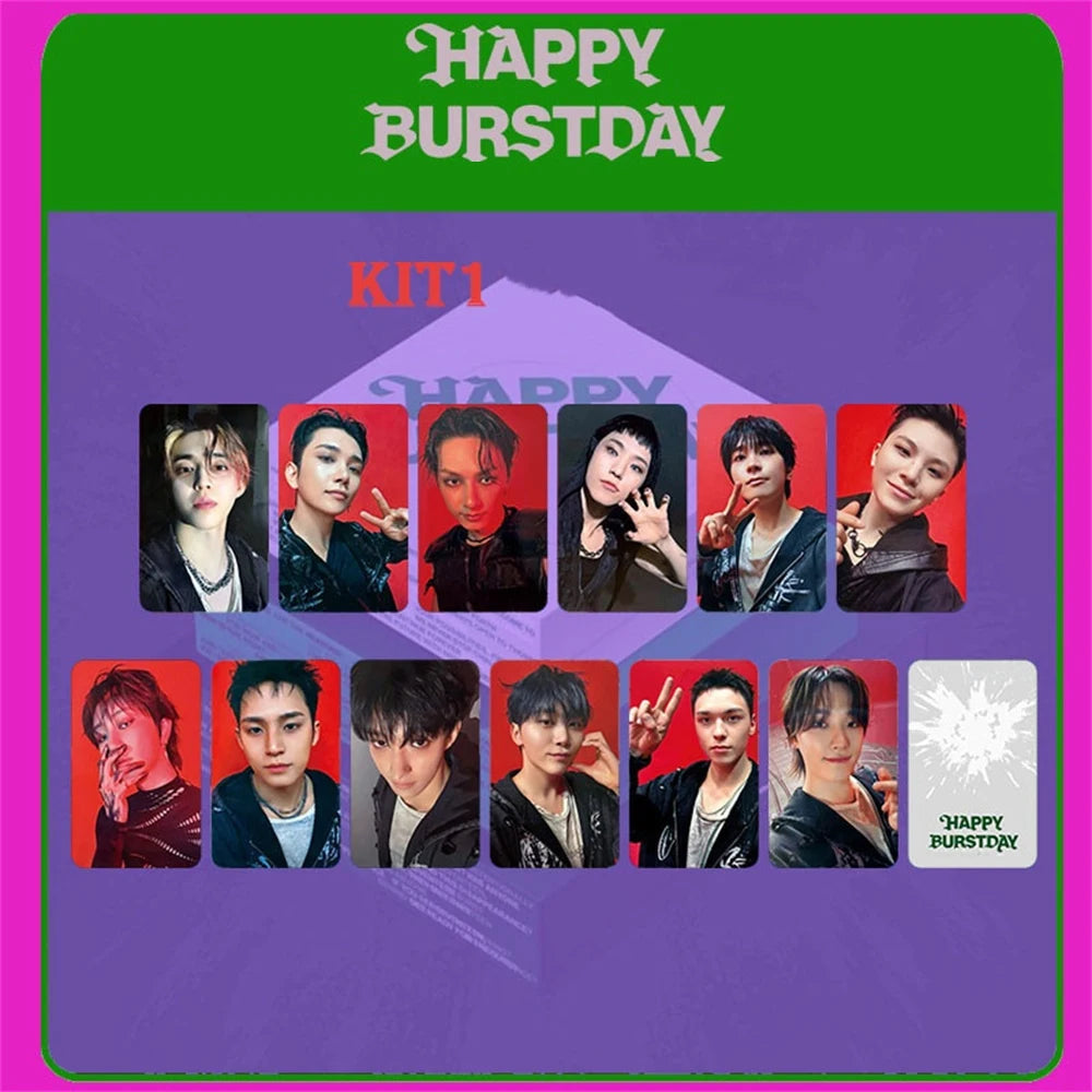 SVT Seventeen Happy Burstday 2025 Album 12PCS Photocards Collection