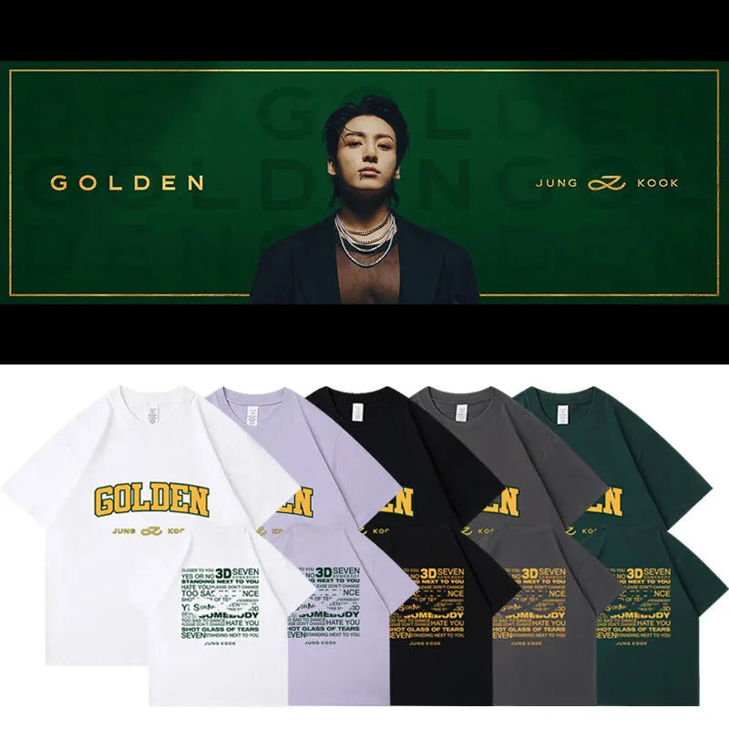 Bangtan Boys Jungkook Golden Album Shirt
