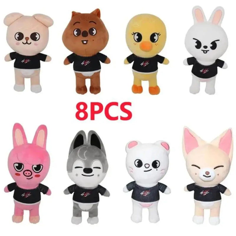 Stray Kids Skzoo Head Plush Toy Keychain