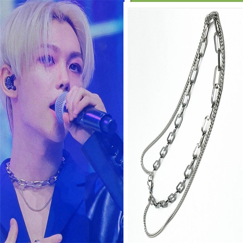 KPOP Stray Kids Felix Stainless Steel Necklaces