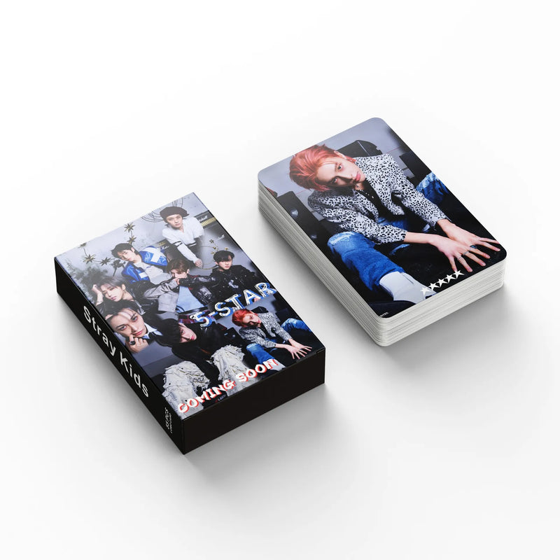 KPOP Stray Kids Lomo-Karten, 55 Stück/Set, verschiedene Album-Stile