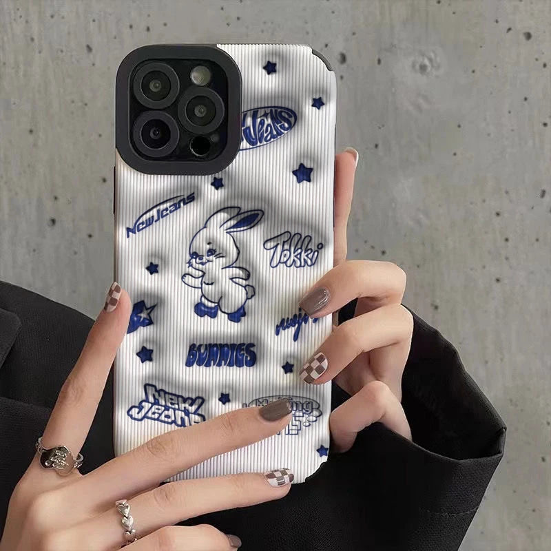 New Jeans Bunnies Club Cute Iphone Case