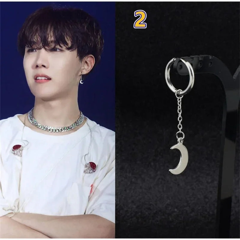 Bangtan Boys Long Tassel Stud Earrings Accessories