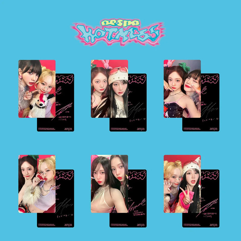 KPOP Aespa Hot Mess Selfie Lomo Cards