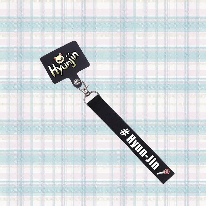 SKZ Cartoon Phone Patch Lanyards Keychain