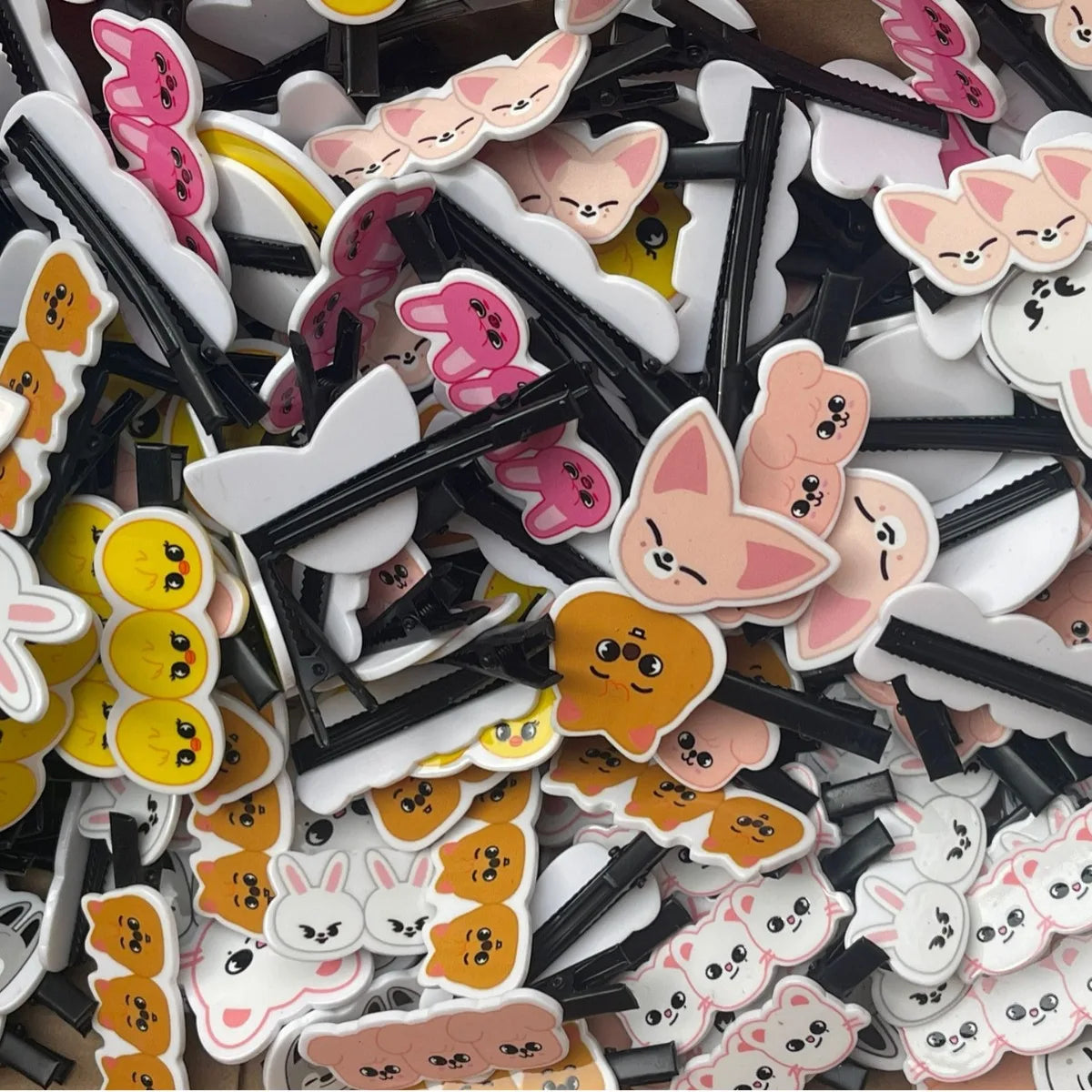 Kpop Stray Kids Skzoo Hair Clip Set Accessories