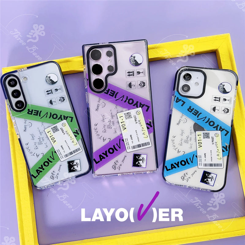 Taehyung V LAYOVER Samsung Phone Case