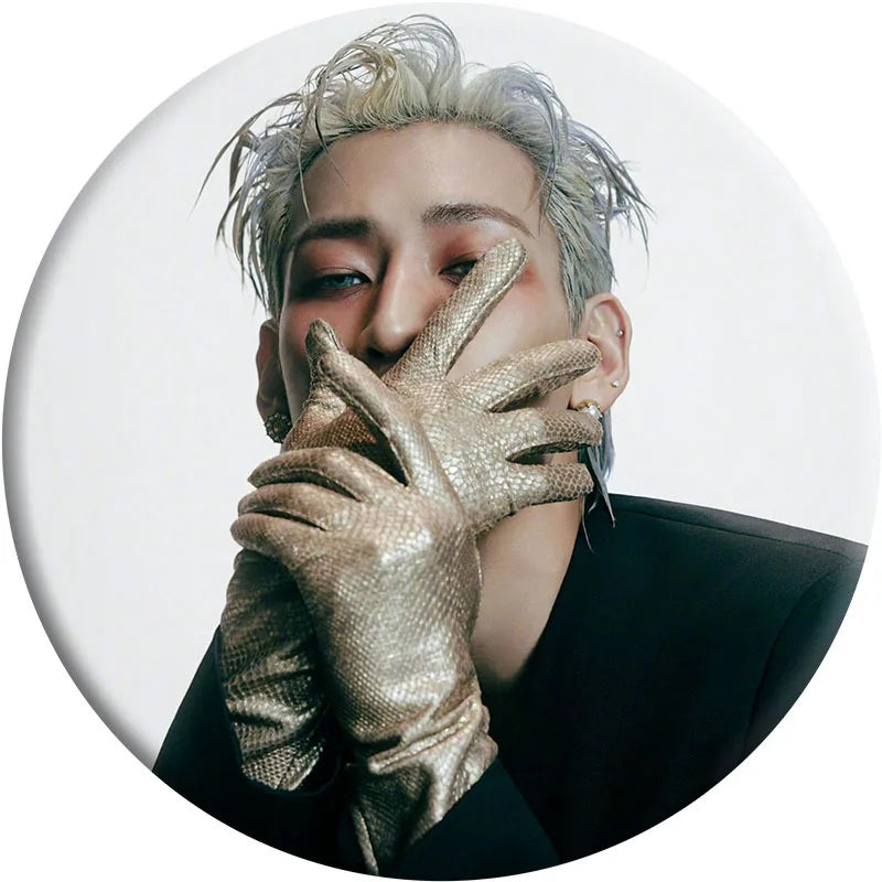 KPOP GOT7 Album WINTER HEPTAGON Metal Badge Brooch