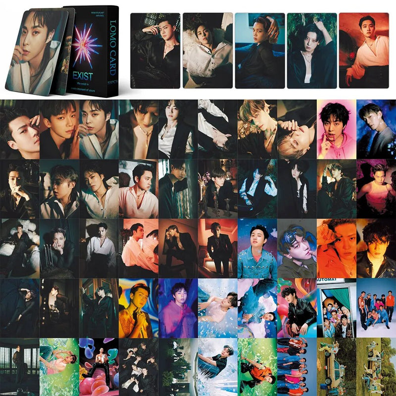 KPOP EXO Exist Album Lomo Card Photocard Collection 55 Stück/Set