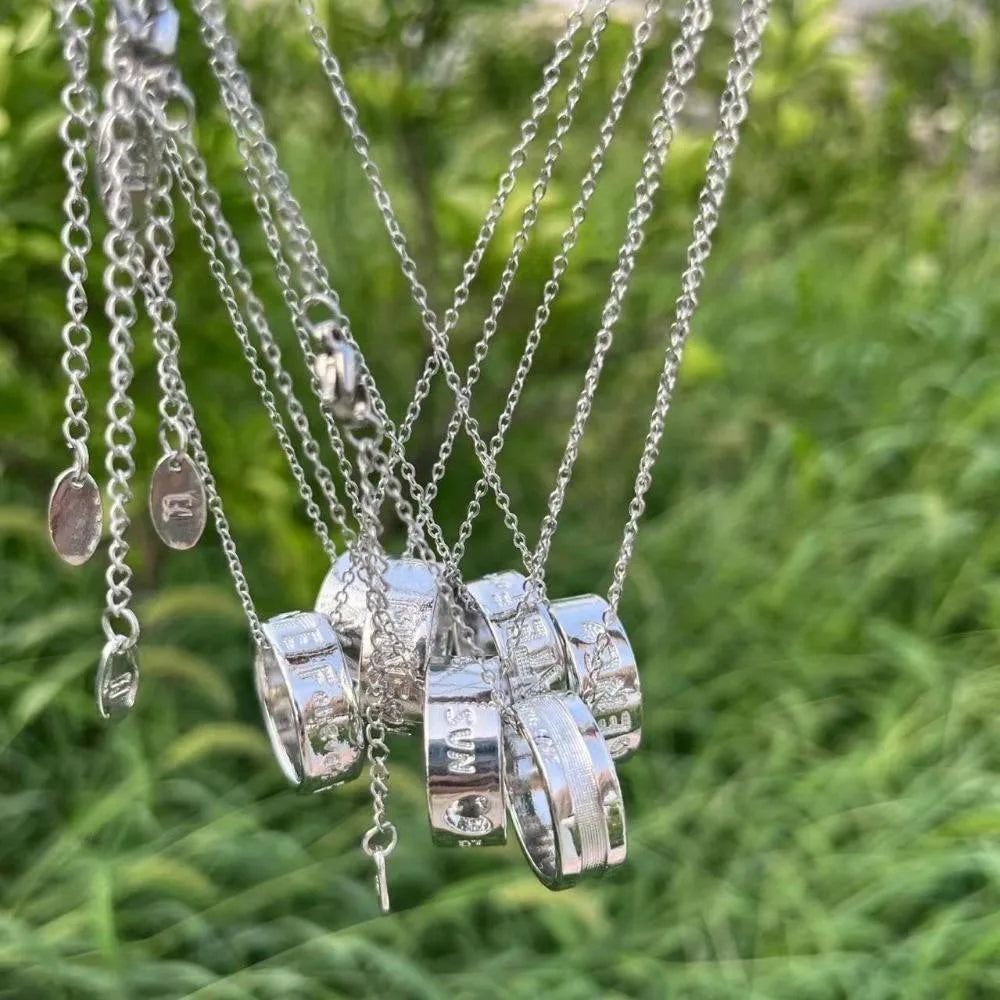 Enhypen Romance Untold Charm Rings Necklace Enhypen Romance Untold Charm Rings Necklace