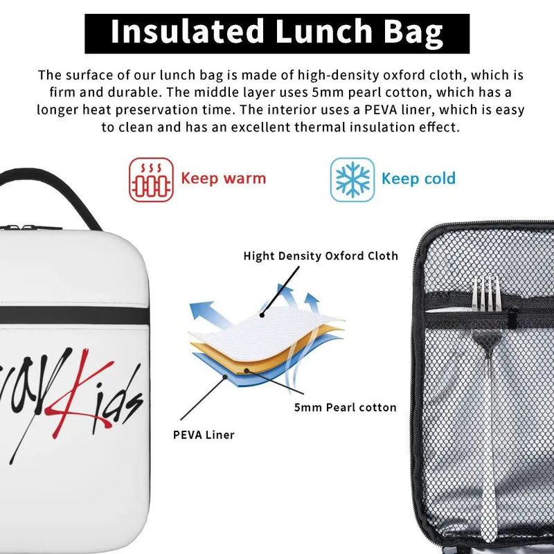 Stray Kids Chk Chk Boom Lunch Bags Container