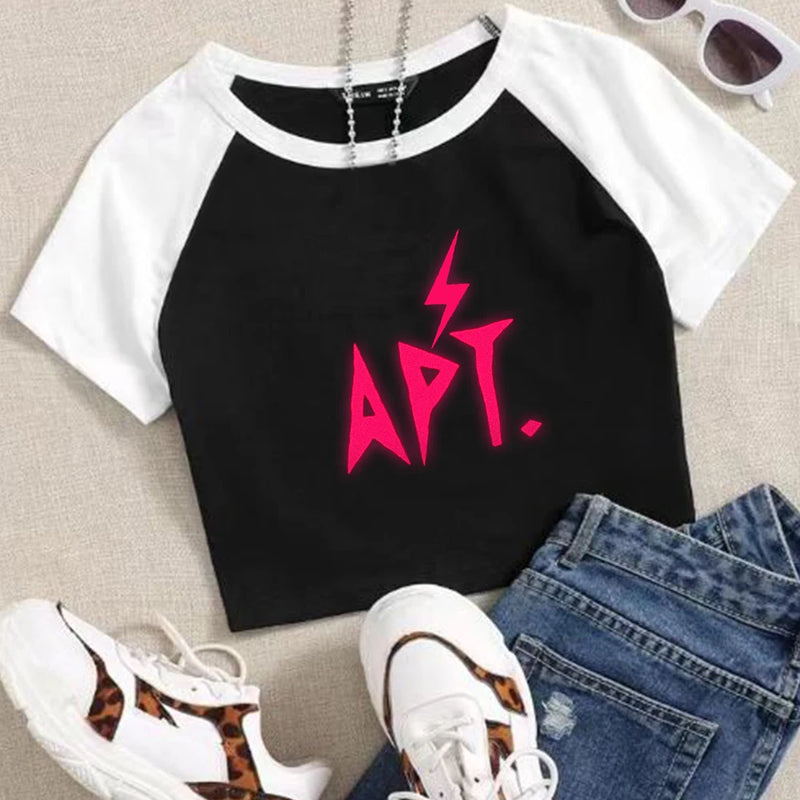 Blackpink APT Crop Shirt for Women