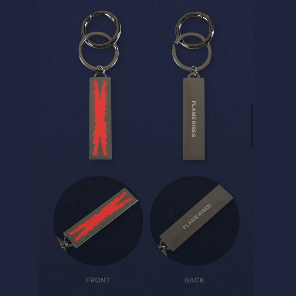LE SSERAFIM ‘FLAME RISES’  Keyring Alloy Key Chains