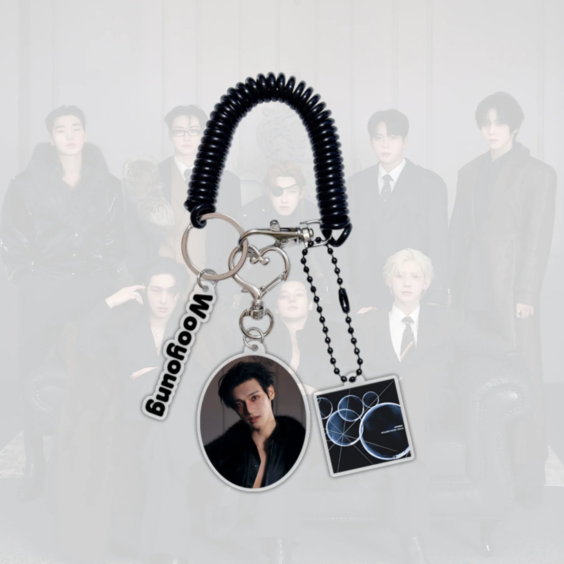 ATEEZ New 2026 Mini 13th Album GOLDEN HOUR Part 4 Keychain Accessories