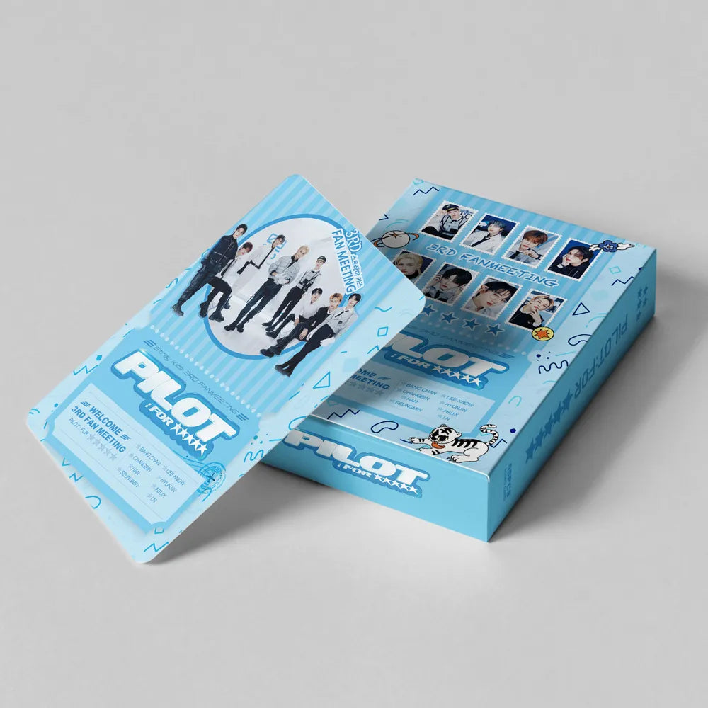 KPOP Stray Kids PILOT FÜR 5-Sterne-Lomo-Karten 55 Stück/Set