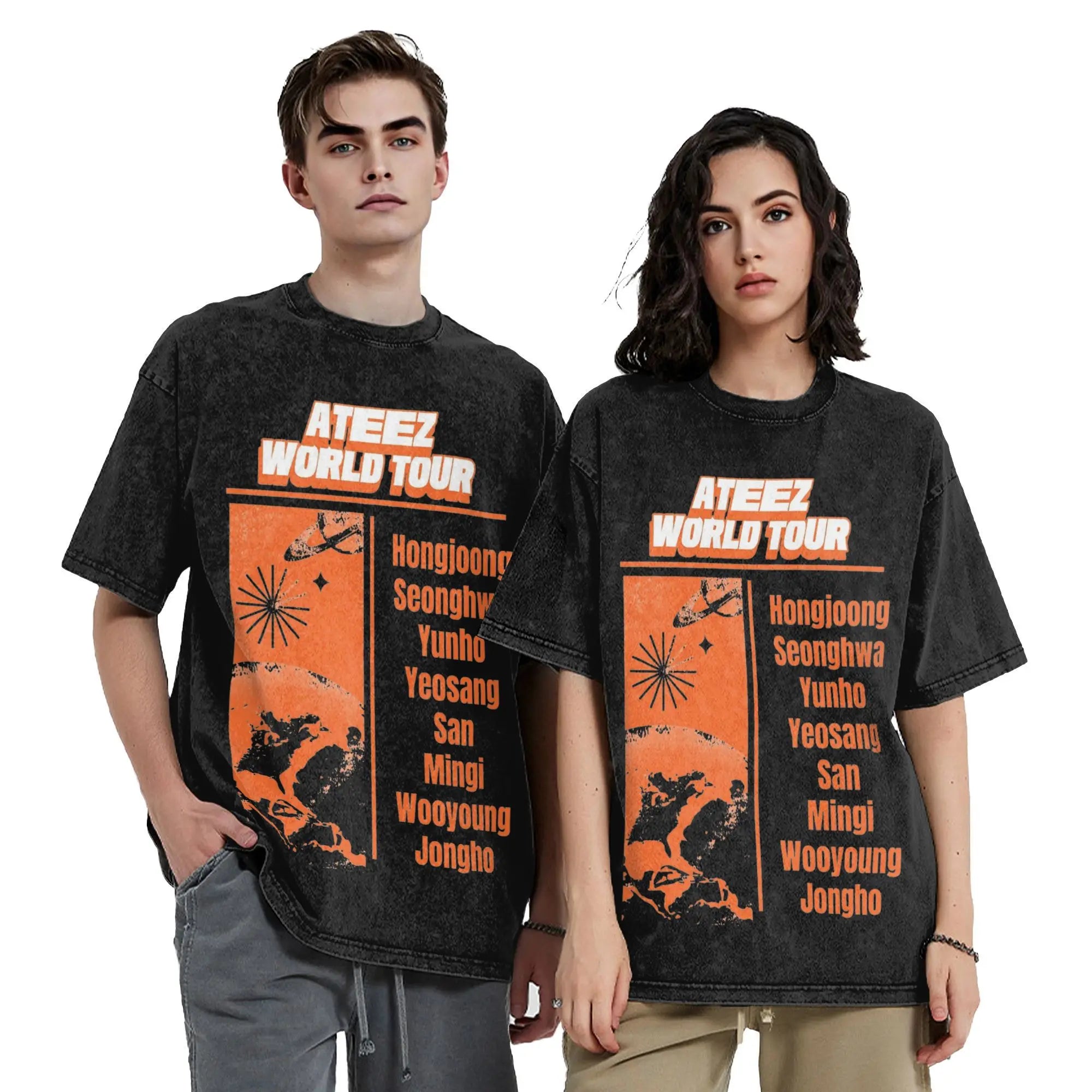 ATEEZ World Tour 2025 Concert Washed Shirt