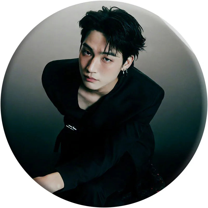 KPOP GOT7 Album WINTER HEPTAGON Metal Badge Brooch