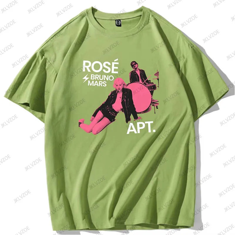 Black Pink Rosie APT Fashion Shirt Merch