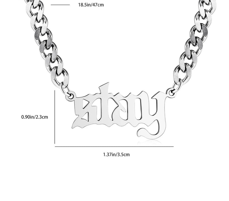 Stray Kids  Stainless Steel Stay Necklace