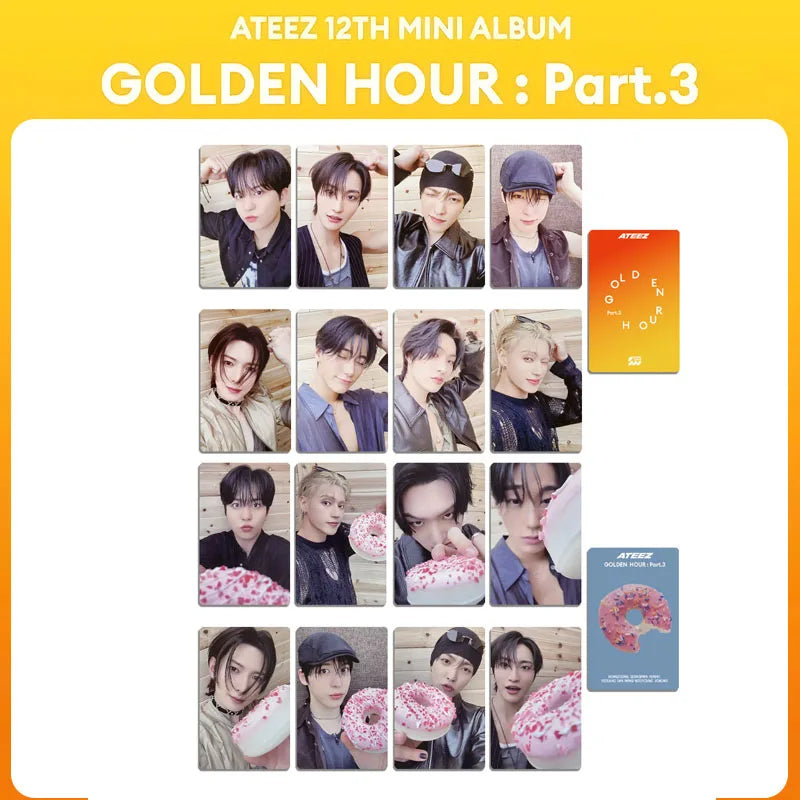 ATEEZ GOLDEN HOUR: PART 3 Album Special Solo 8pcs Photocards
