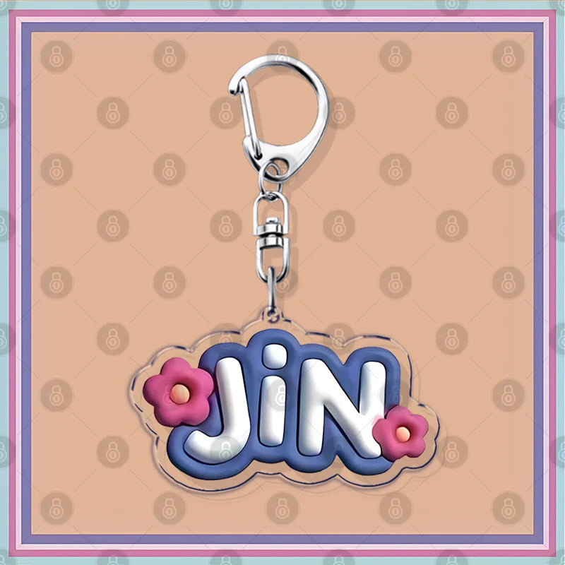 Bangtan Boys Jimin Keychain Ring Accessories