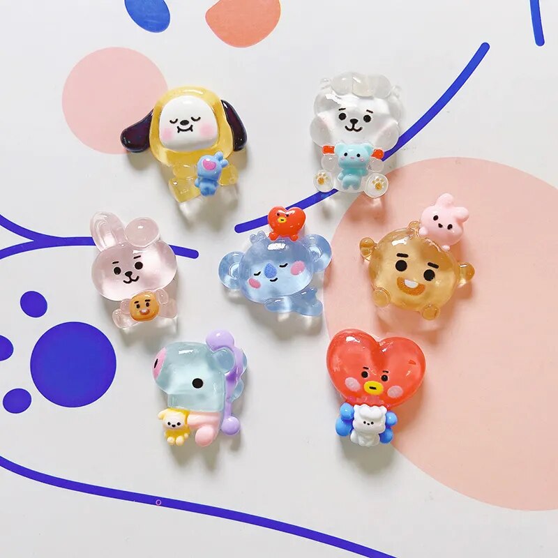 Bangtan21 Characters Cute DIY Accessories for Design
