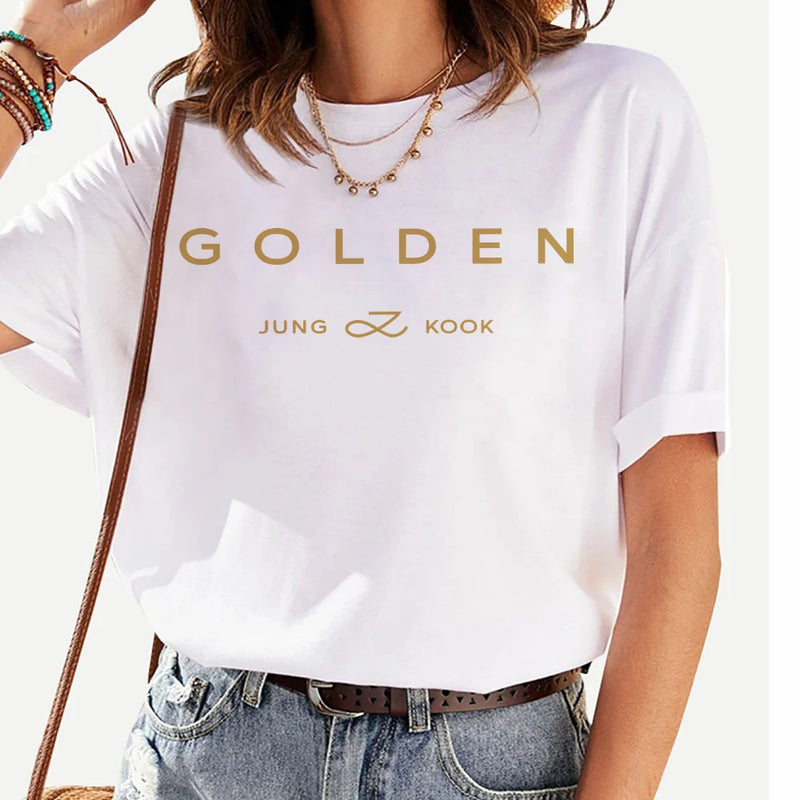 JungKook Golden T Shirt